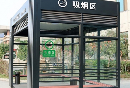 工廠和園區(qū)室外吸煙亭都長什么樣？